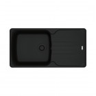 Franke Antea AZG 611-97 XL zlewozmywak 97x50 cm Fragranit+ czarny mat/czarny mat 114.0693.550
