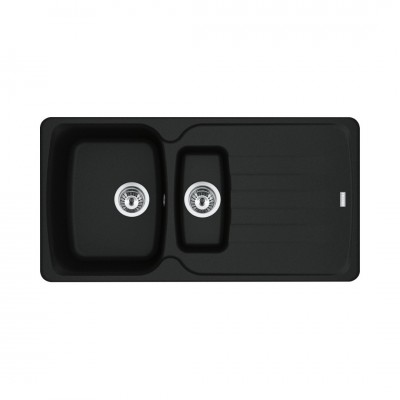 Franke Antea AZG 651-97 zlewozmywak 97x50 cm Fragranit+ czarny mat 114.0676.236
