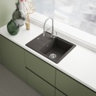 Franke Basis BFG 611-62 zlewozmywak 62x50 cm Fragranit+ łupkowy szary 114.0716.316