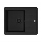 Franke Basis BFG 611-62 zlewozmywak 62x50 cm Fragranit+ czarny mat/czarny mat 114.0693.558