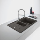 Franke Basis BFG 651-78 zlewozmywak 78x50 cm Fragranit+ łupkowy szary 114.0716.319