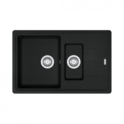 Franke Basis BFG 651-78 zlewozmywak 78x50 cm Fragranit+ czarny mat 114.0676.284
