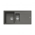 Franke Basis BFG 651-97 zlewozmywak 97x50 cm Fragranit+ kamienny szary 114.0676.274
