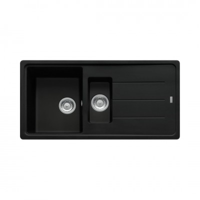 Franke Basis BFG 651-97 zlewozmywak 97x50 cm Fragranit+ czarny mat 114.0676.277