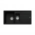 Franke Basis BFG 651-97 zlewozmywak 97x50 cm Fragranit+ czarny mat 114.0676.277