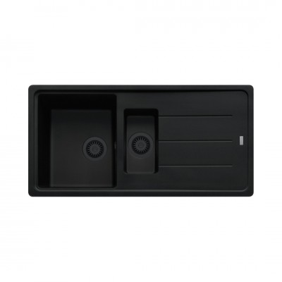 Franke Basis BFG 651-97 zlewozmywak 97x50 cm Fragranit+ czarny mat/czarny mat 114.0693.554