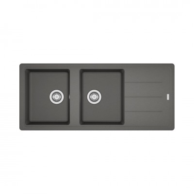 Franke Basis BFG 621-116 zlewozmywak 116x50 cm Fragranit+ kamienny szary 114.0676.262