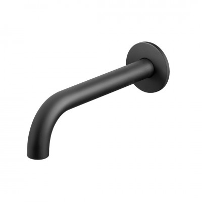 Giulini Giovanni Futuro wylewka wannowa 25 cm czarny mat 3222-25/CZAR