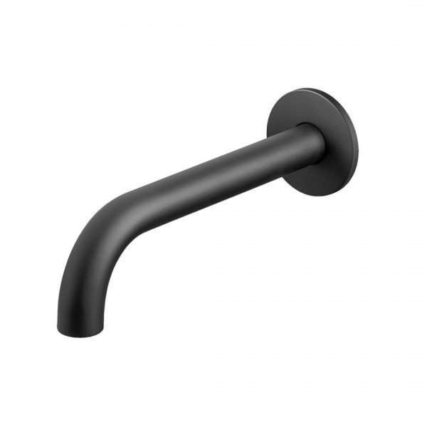 Giulini Giovanni Futuro wylewka wannowa 15 cm czarny mat 3222-15/CZAR