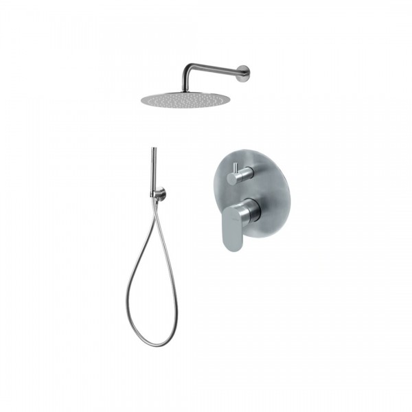 Vema Ayas Steel zestaw prysznicowy podtynkowy deszczownica 30 cm inox AYAZES30