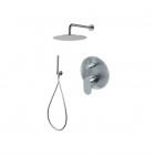 Vema Ayas Steel zestaw prysznicowy podtynkowy deszczownica 30 cm inox AYAZES30