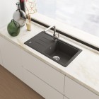 Franke Bliss BSG 611-78 zlewozmywak 78x43,5 cm Fragranit+ łupkowy szary 114.0716.322