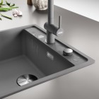 Franke Maris MRG 610-52 zlewozmywak 56x51 cm Fragranit+ kamienny szary 114.0661.763