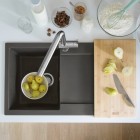 Franke Maris MRG 611-78 zlewozmywak 78x50 cm Fragranit+ łupkowy szary 114.0716.343