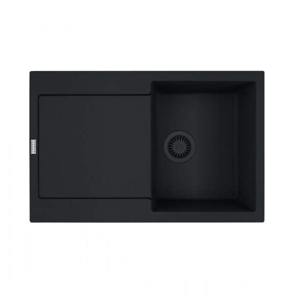 Franke Maris MRG 611-78 zlewozmywak 78x50 cm Fragranit+ czarny mat/czarny mat 114.0693.533