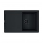 Franke Maris MRG 611-78 zlewozmywak 78x50 cm Fragranit+ czarny mat/czarny mat 114.0693.533