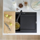 Franke Maris MRG 611-78 zlewozmywak 78x50 cm Fragranit+ czarny mat/czarny mat 114.0693.533