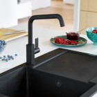 Franke Maris MRG 611-78 zlewozmywak 78x50 cm Fragranit+ czarny mat/czarny mat 114.0693.533