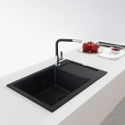 Franke Maris MRG 611-78 XL zlewozmywak 78x50 cm Fragranit+ czarny mat/czarny mat 114.0693.520