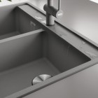 Franke Maris MRG 620-35-35 zlewozmywak 76x51 cm Fragranit+ kamienny szary 114.0661.784