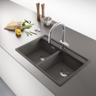 Franke Maris MRG 620-35-35 zlewozmywak 76x51 cm Fragranit+ łupkowy szary 114.0716.341