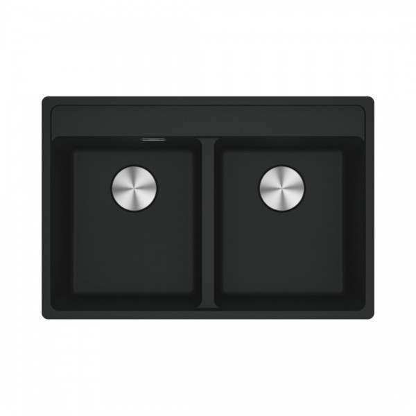 Franke Maris MRG 620-35-35 zlewozmywak 76x51 cm Fragranit+ czarny mat 114.0661.782