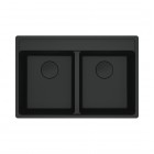 Franke Maris MRG 620-35-35 zlewozmywak 76x51 cm Fragranit+ czarny mat/czarny mat 114.0693.518