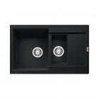 Franke Maris MRG 651-78 zlewozmywak 78x50 cm Fragranit+ czarny mat 114.0675.991