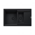 Franke Maris MRG 651-78 zlewozmywak 78x50 cm Fragranit+ czarny mat/czarny mat 114.0693.532