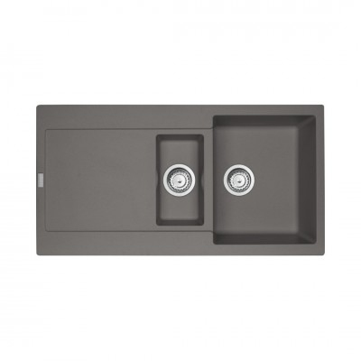 Franke Maris MRG 651-97 zlewozmywak 97x50 cm Fragranit+ kamienny szary 114.0675.994