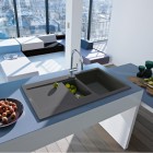 Franke Maris MRG 651-97 zlewozmywak 97x50 cm Fragranit+ łupkowy szary 114.0716.348