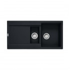 Franke Maris MRG 651-97 zlewozmywak 97x50 cm Fragranit+ czarny mat 114.0675.997