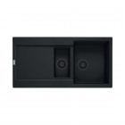 Franke Maris MRG 651-97 zlewozmywak 97x50 cm Fragranit+ czarny mat/czarny mat 114.0693.531