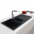 Franke Maris MRG 651-97 zlewozmywak 97x50 cm Fragranit+ czarny mat/czarny mat 114.0693.531