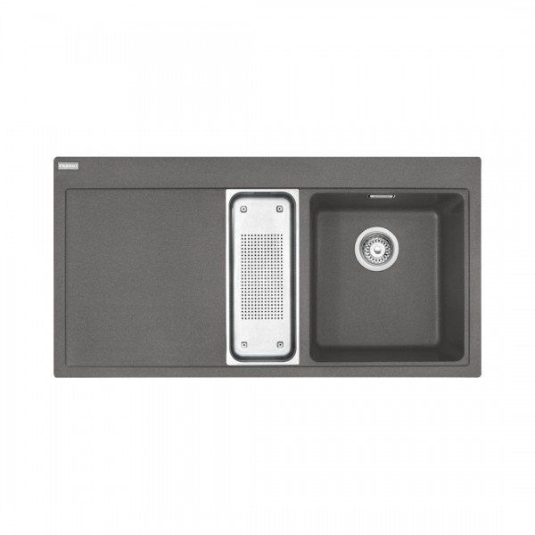 Franke Mythos MTG 651-100 zlewozmywak 100x51,5 cm lewy Fragranit+ kamienny szary 114.0675.934