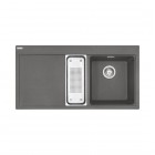 Franke Mythos MTG 651-100 zlewozmywak 100x51,5 cm lewy Fragranit+ kamienny szary 114.0675.934