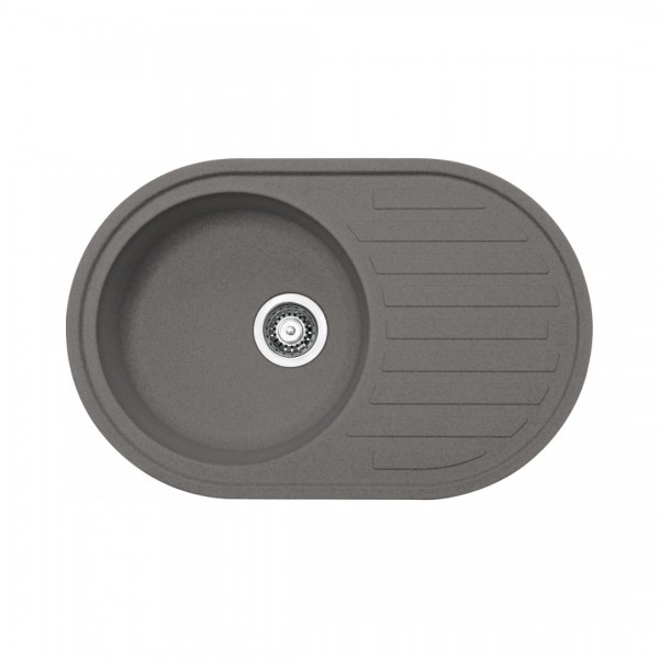 Franke Ronda ROG 611-77 zlewozmywak 77x50 cm Fragranit+ kamienny szary 114.0676.331