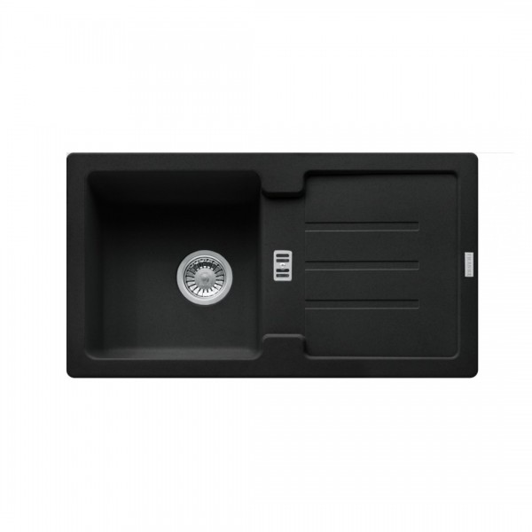 Franke Strada SAG 614-78 zlewozmywak 78x43,5 cm Fragranit+ czarny mat 114.0676.328