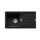 Franke Strada SAG 614-78 zlewozmywak 78x43,5 cm Fragranit+ czarny mat 114.0676.328