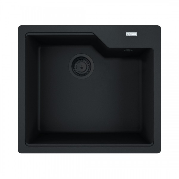 Franke Urban UBG 610-50 zlewozmywak 56x50 cm Fragranit+ czarny mat/czarny mat 114.0697.754