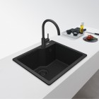 Franke Urban UBG 610-50 zlewozmywak 56x50 cm Fragranit+ czarny mat/czarny mat 114.0697.754