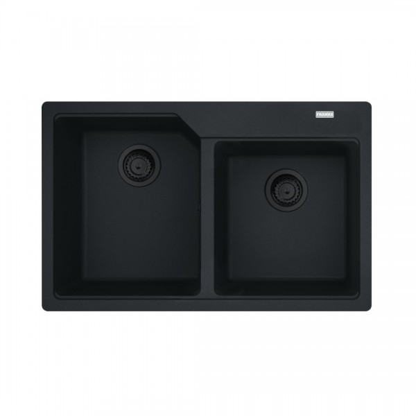 Franke Urban UBG 620-36-33 zlewozmywak 78x50 cm Fragranit+ czarny mat/czarny mat 114.0697.746