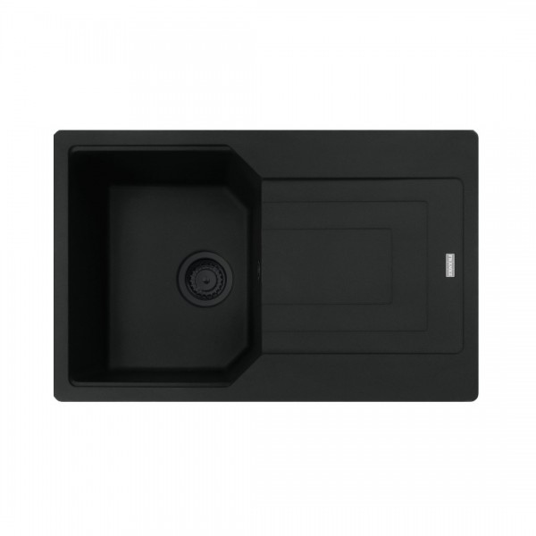 Franke Urban UBG 611-78 zlewozmywak 78x50 cm Fragranit+ czarny mat/czarny mat 114.0697.752