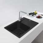 Franke Urban UBG 611-78 XL zlewozmywak 78x50 cm Fragranit+ czarny mat/czarny mat 114.0697.751
