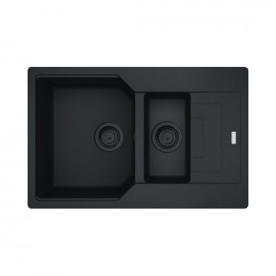 Franke Urban UBG 651-78 zlewozmywak 78x50 cm Fragranit+ czarny mat/czarny mat 114.0697.748
