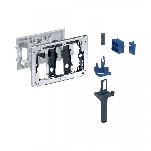 Geberit DuoFresh pojemnik na kostki higieniczne do spłuczki Geberit Sigma 8 cm szary antracyt 115063BZ1