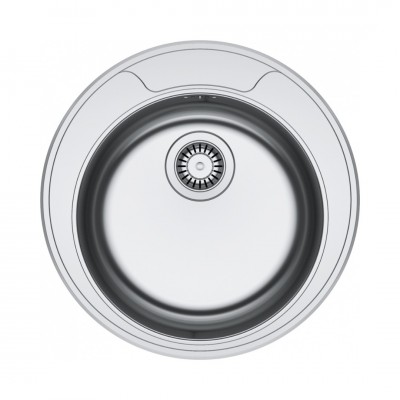 Franke Rondo RON 610-39 TL zlewozmywak stalowy okrągły 51 cm stal 101.0712.235