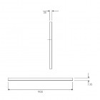 Koło Traffic lustro 90x65 cm z oświetleniem LED