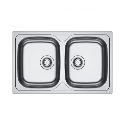 Franke Spark SKX 620-34-34/80 zlewozmywak stalowy 80x50 cm stal 101.0712.234