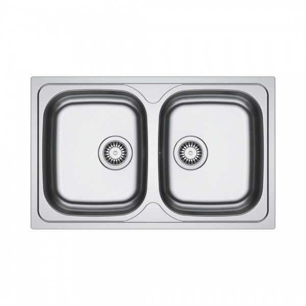 Franke Spark SKX 620-34-34/80 zlewozmywak stalowy 80x50 cm stal 101.0712.234